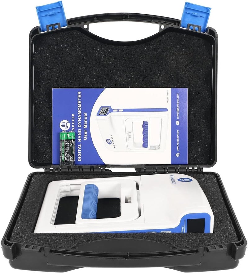 Handexer Grip Strength Tester 265lb/120kg, Digital Hand Dynamometer FDA Registered with Backlit LCD for Grip Strength Testing and Training - Image 1